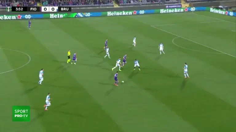Fiorentina - Club Brugge 1-0: GOL Sottil 5 (Pro Arena VOYO)