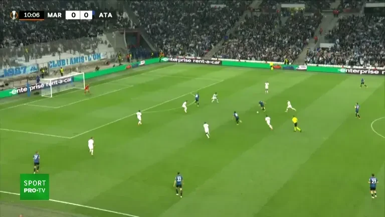 Olympique Marseille - Atalanta 0-1: GOL Scamacca 11 (Pro Arena VOYO)