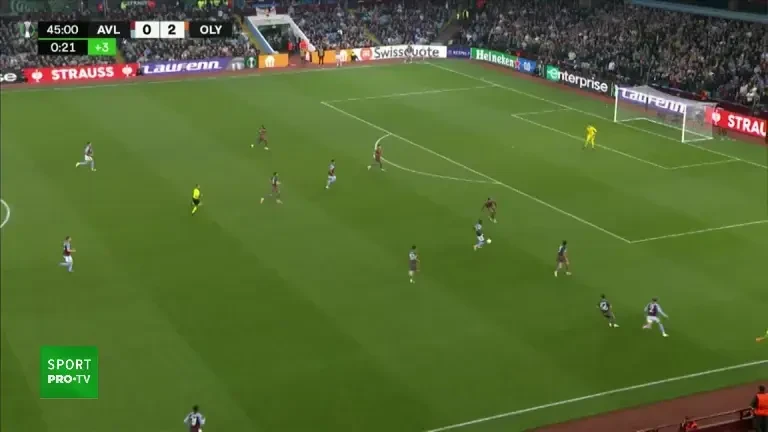 Aston Villa - Olympiakos 1-2: GOL Watkins 45 (Pro Arena VOYO)