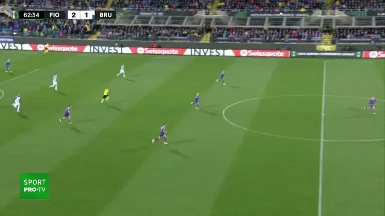 Fiorentina - Club Brugge 2-2: GOL Thiago 63 (Pro Arena VOYO)
