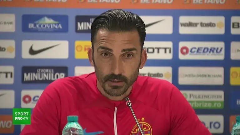 Conferința susținută de Elias Charalambous înaintea meciului cu Universitatea Craiova (04.05.2024)