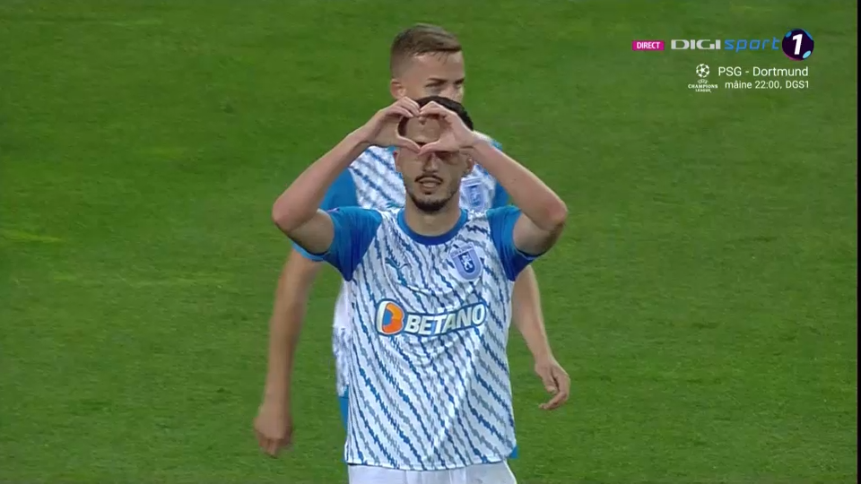 Universitatea Craiova - FCSB 2-0 | Oltenii răm&acirc;n &icirc;n cursa pentru locul doi, primul eșec din play-off pentru campioană