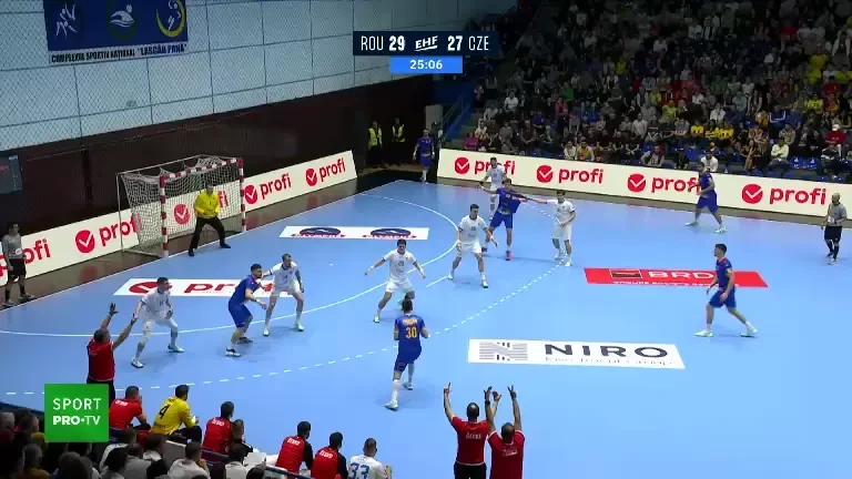 Rom&acirc;nia - Cehia 31-30 a fost &icirc;n direct pe Pro Arena și VOYO (8 mai 2024)
