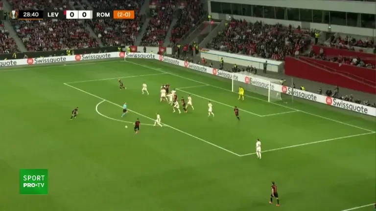 Bayer Leverkusen - AS Roma0-1: Bară min 29 (Pro Arena VOYO)