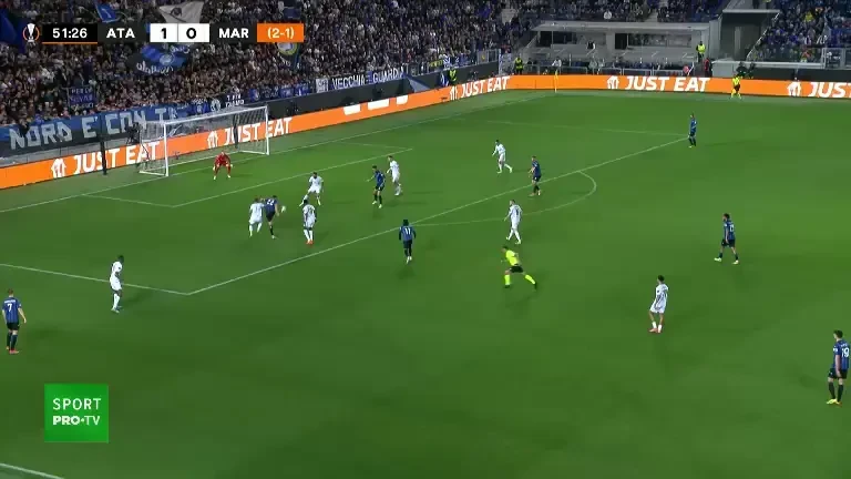 Atalanta - Marseille | GOL Ruggeri! 2-0, min.53