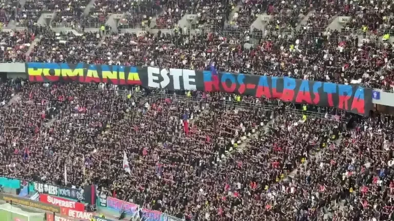 Gheorghe Mustață, discurs pe teren &icirc;nainte de FCSB - CFR Cluj (11.05.2024)