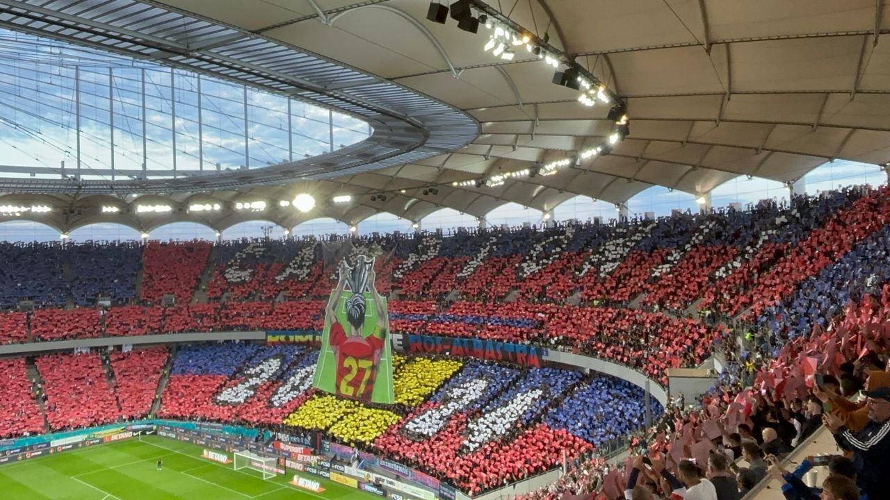 Atmosferă de nedescris pe Arena Națională, la FCSB - CFR Cluj! Coregrafia pregătită de galeria campioanei_2