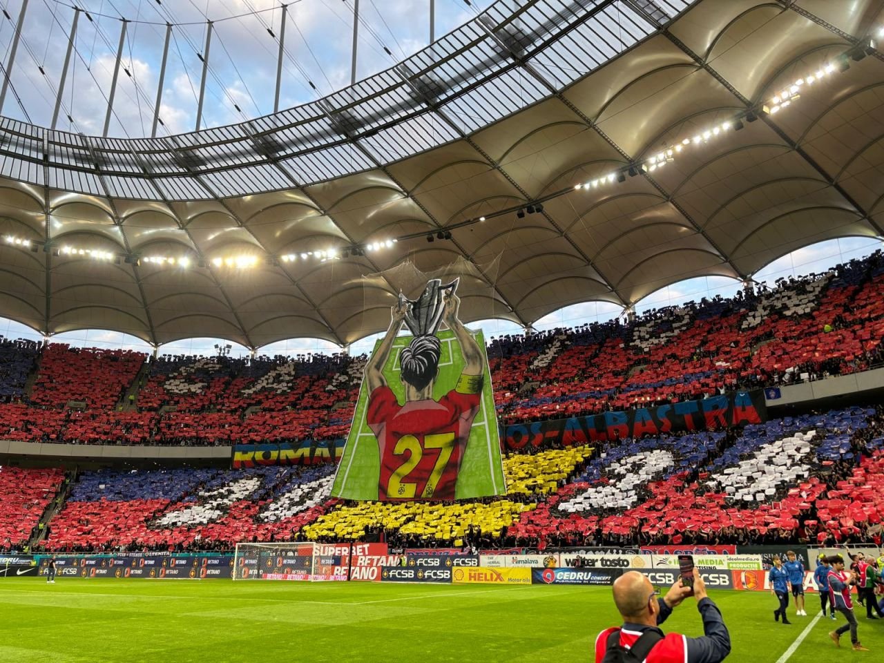 Atmosferă de nedescris pe Arena Națională, la FCSB - CFR Cluj! Coregrafia pregătită de galeria campioanei_5