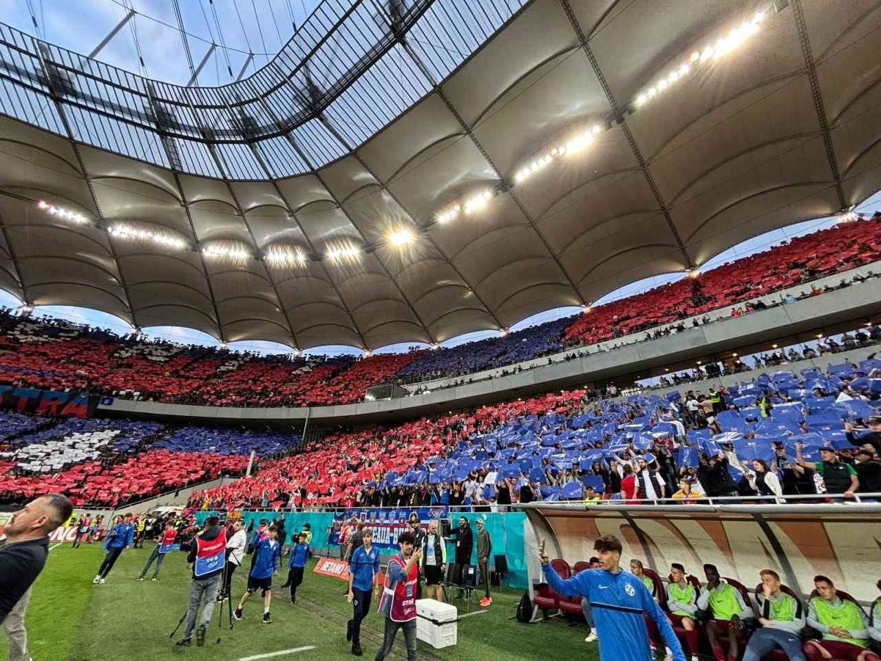 Atmosferă de nedescris pe Arena Națională, la FCSB - CFR Cluj! Coregrafia pregătită de galeria campioanei_8