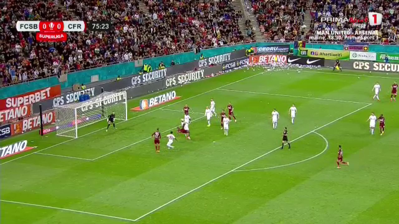 Philip Otele a înscris un eurogol în FCSB - CFR Cluj și a redus Arena Națională la tăcere pentru câteva minute!_7