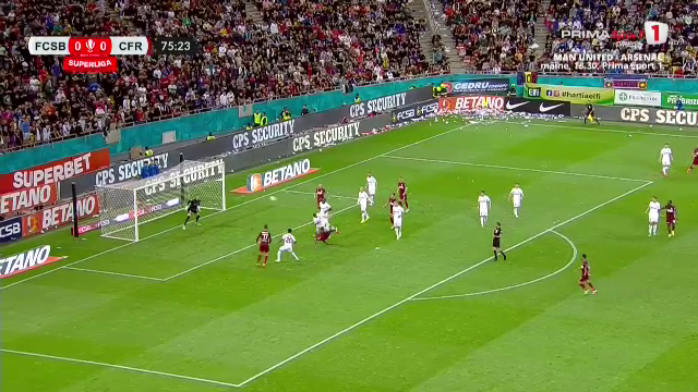 Philip Otele a înscris un eurogol în FCSB - CFR Cluj și a redus Arena Națională la tăcere pentru câteva minute!_8