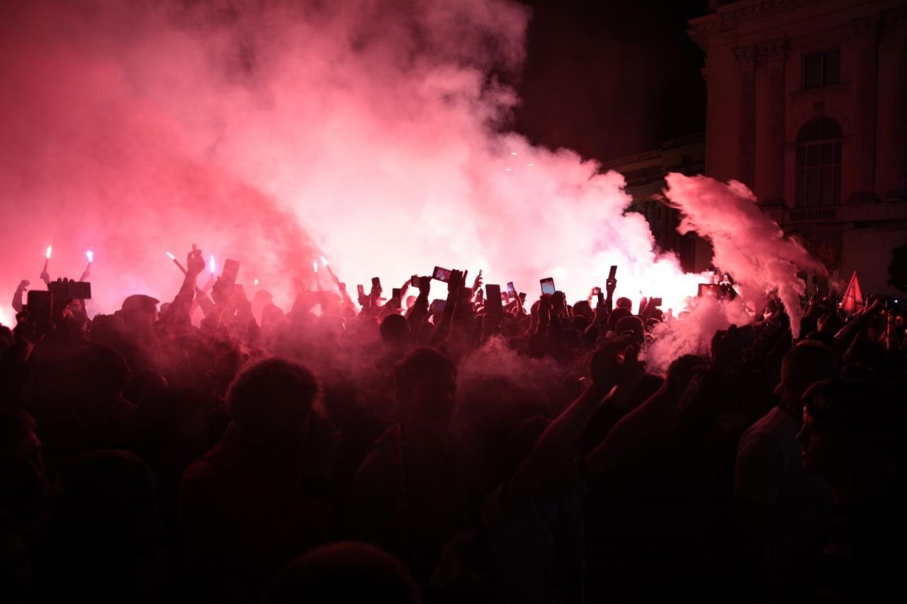 Imagini spectaculoase: cum a petrecut FCSB alături de fani la Ateneul Român_14