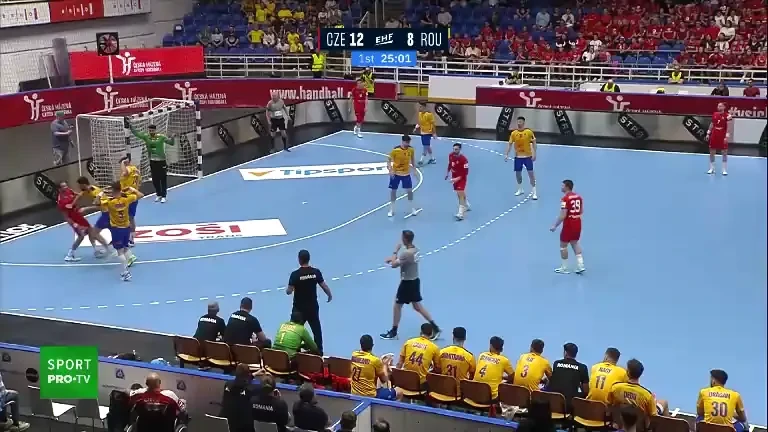 Cehia - Rom&acirc;nia | Finalul primei reprize (12.05.2024)