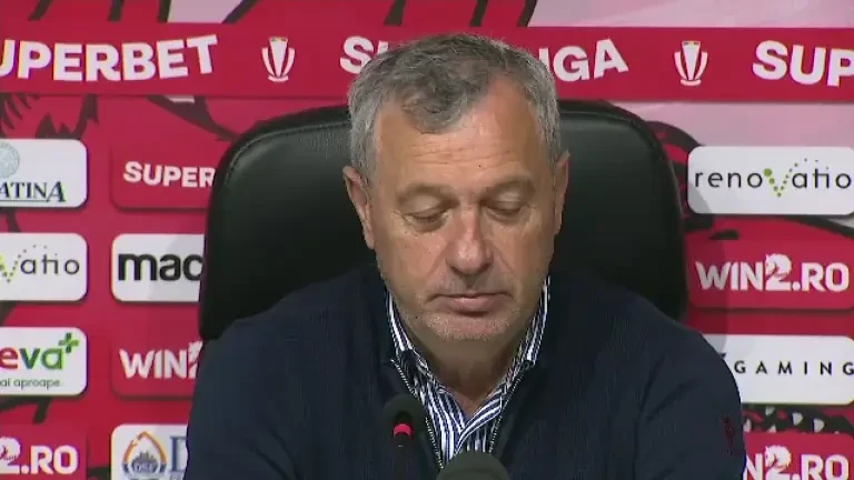 Conferință Mircea Rednic după Dinamo - UTA Arad 2-0