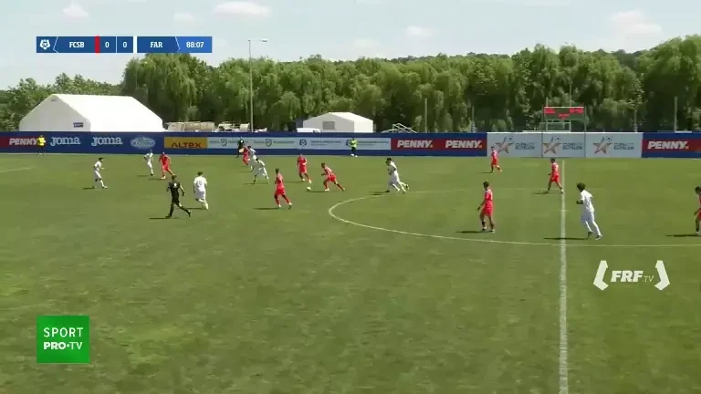David Popa, gol de generic în FCSB - Farul 1-0, finala Cupei Elitelor U17