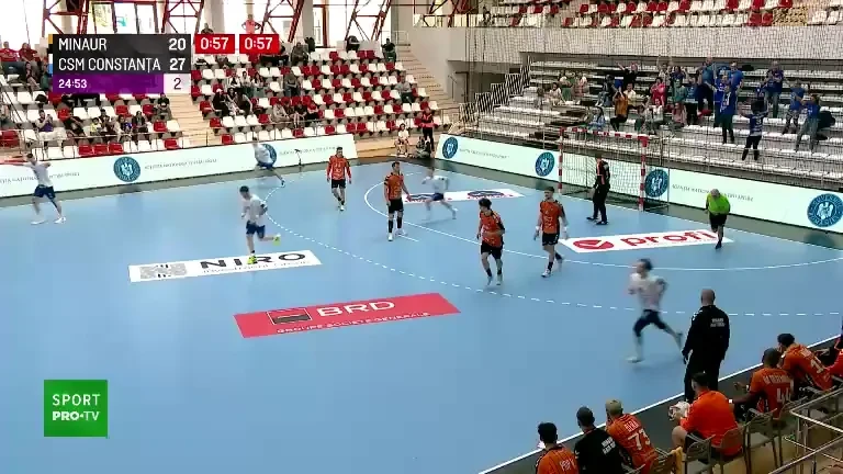 Minaur Baia Mare - CSM Constanța 24-29 (11-10). Marinarii s-au calificat &icirc;n finala Cupei Rom&acirc;niei (18 mai 2024)