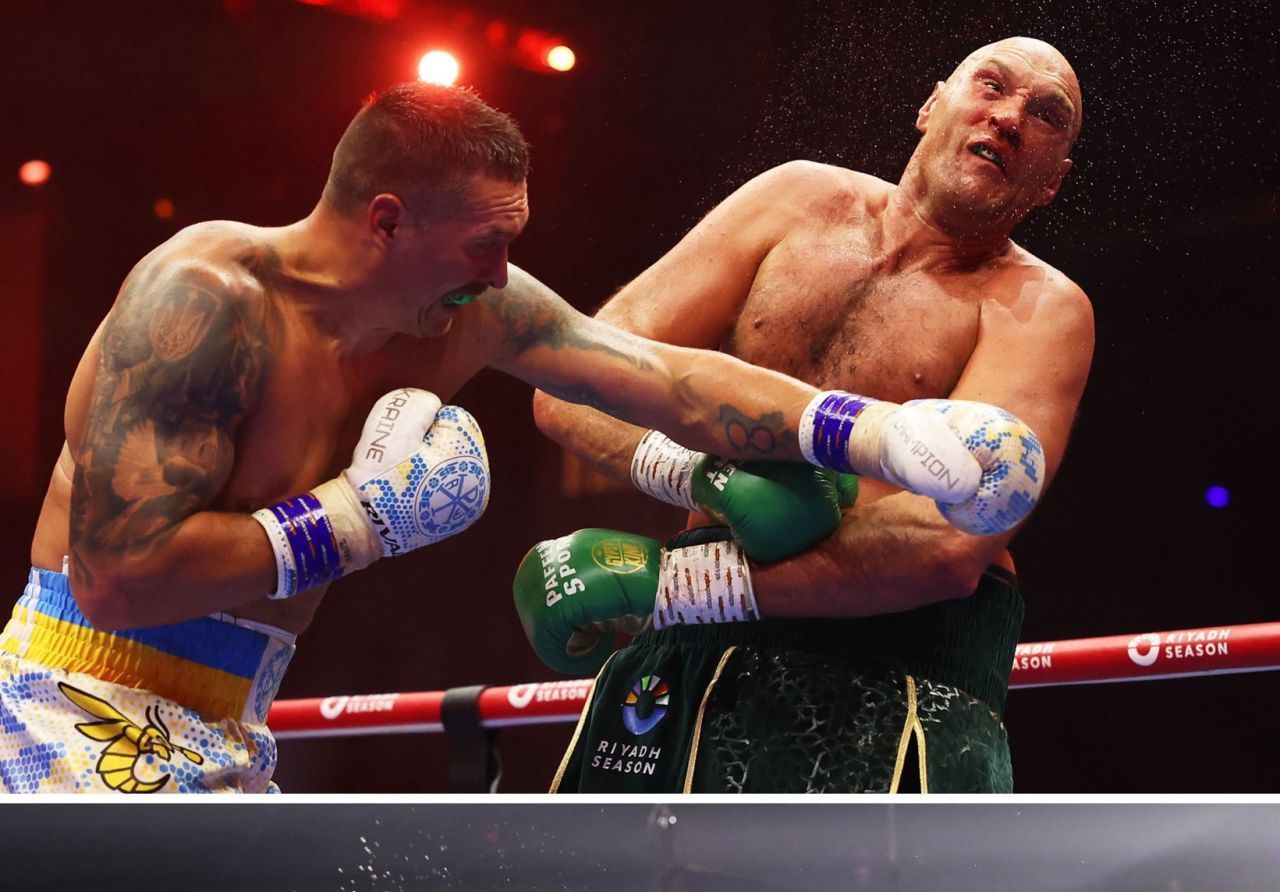 Reacția lui Oleksandr Usyk după ce l-a împachetat pe Tyson Fury și a unificat centurile la categoria grea_1