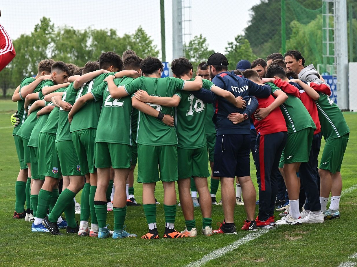 FCSB a zdrobit CSA Steaua și e campioana Ligii Elitelor U15: 