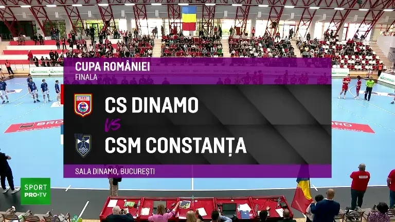 Dinamo - CSM Constanța, finala Cupei Rom&acirc;niei | Startul meciului (19.05.2024)