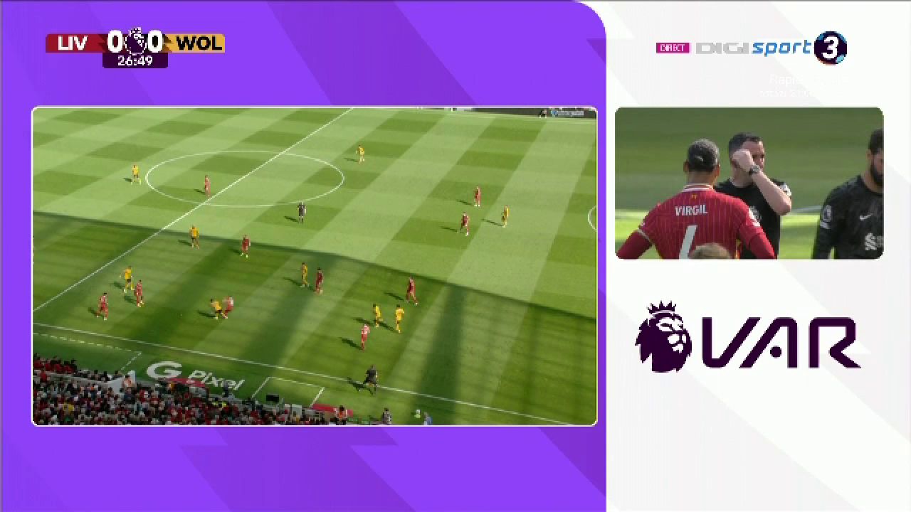 Intrare criminală în Liverpool - Wolves! VAR-ul a intervenit, iar ”centralul” l-a eliminat imediat_2