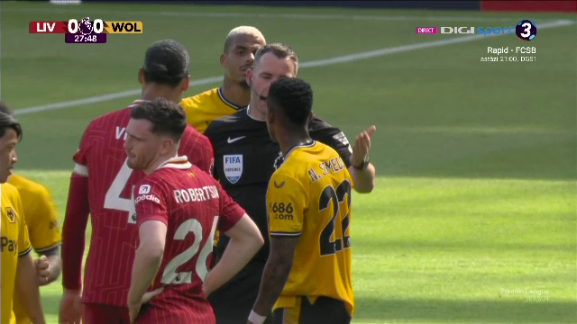 Intrare criminală în Liverpool - Wolves! VAR-ul a intervenit, iar ”centralul” l-a eliminat imediat_8