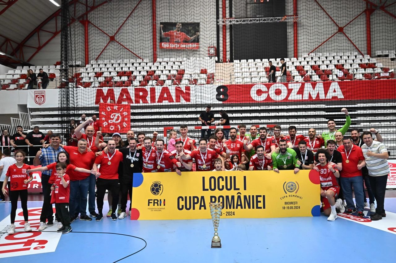 Cupa din Ștefan cel Mare! Dinamo a celebrat la festivitatea de premiere. Imagini cu c&acirc;știgătorii Final Four-ului
