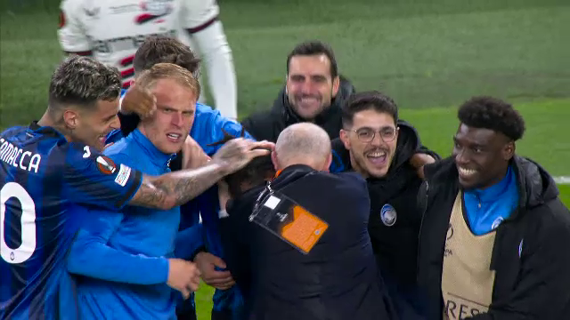 Imaginile bucuriei la Dublin, după ce Atalanta a câștigat UEL! A fost nebunie imediat după fluierul de final al lui Istvan Kovacs_6