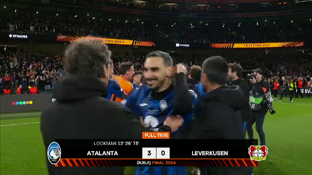 Imaginile bucuriei la Dublin, după ce Atalanta a câștigat UEL! A fost nebunie imediat după fluierul de final al lui Istvan Kovacs_18