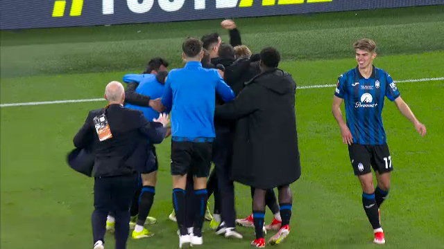 Imaginile bucuriei la Dublin, după ce Atalanta a câștigat UEL! A fost nebunie imediat după fluierul de final al lui Istvan Kovacs_34