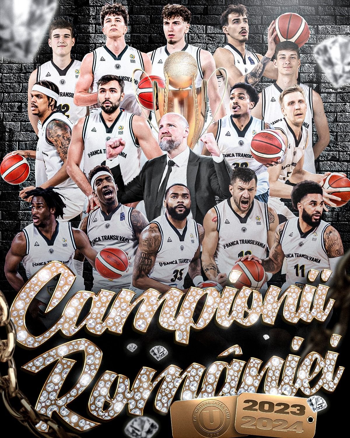 Fenomenul U-BT Cluj! Cu 10.000 de fani și cu Ghiță Mureșan alături pe BT Arena, U Cluj a câștigat al patrulea titlu consecutiv de campioană_3