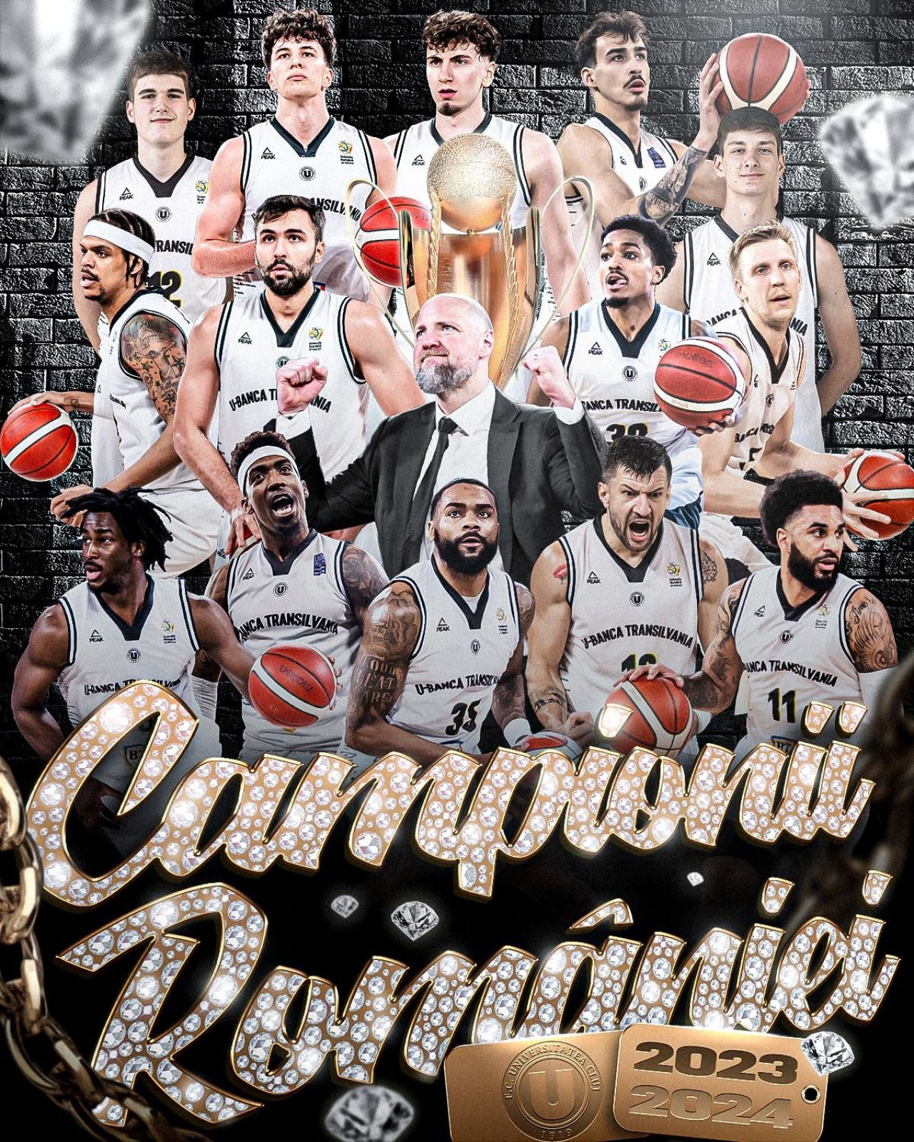 Fenomenul U-BT Cluj! Cu 10.000 de fani și cu Ghiță Mureșan alături pe BT Arena, U Cluj a câștigat al patrulea titlu consecutiv de campioană_3