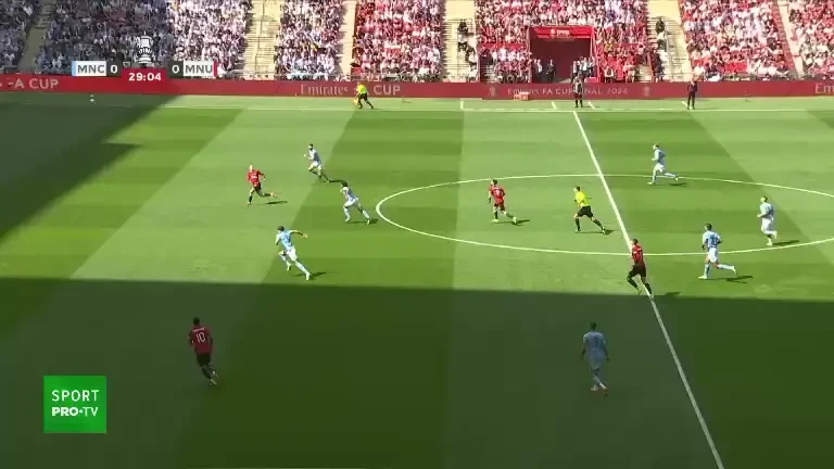 Manchester City - Manchester United 0-1: GOL Garnacho 30' (Pro Arena & VOYO)