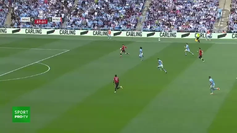 Manchester City - Manchester United 0-1: GOL ANULAT Rashford 37' (Pro Arena & VOYO)