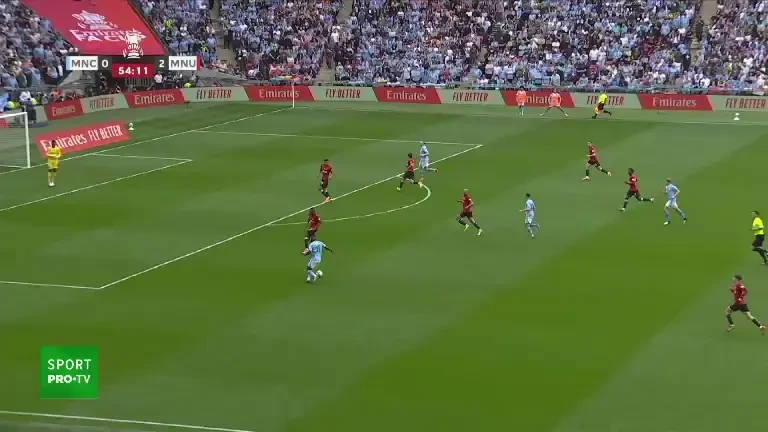Manchester City - Manchester United 0-2: Bară Haaland 55' (Pro Arena & VOYO)