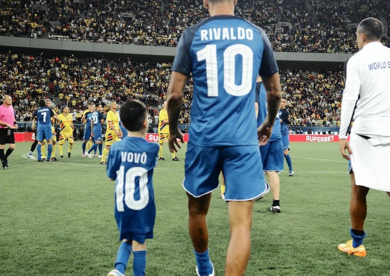 Rivaldo a rămas plăcut impresionat de meciul de adio al