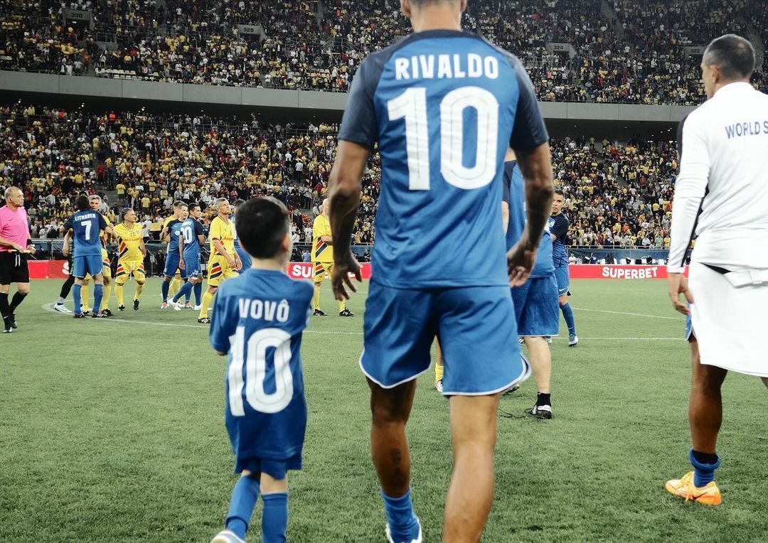 Rivaldo a rămas plăcut impresionat de meciul de adio al