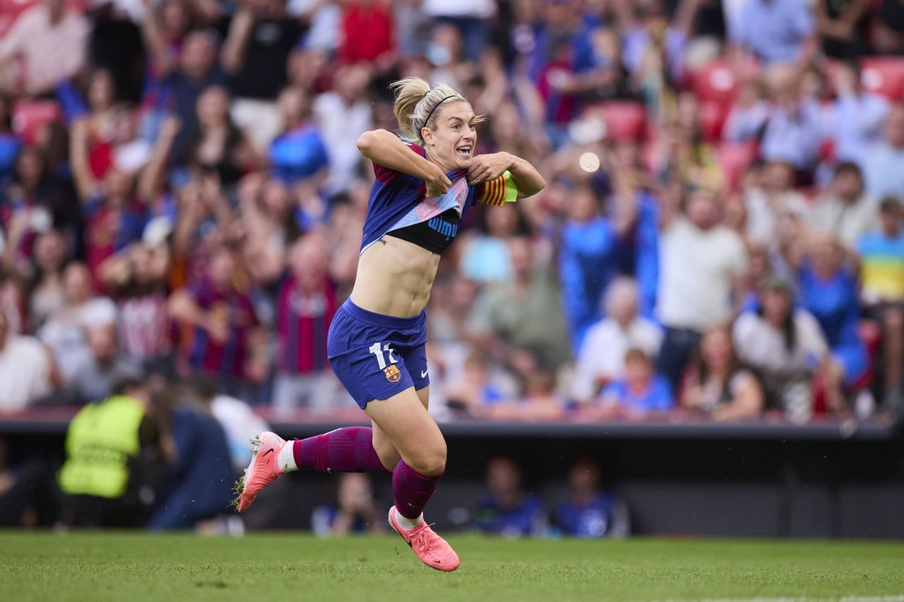 Alexia Putellas și-a dat jos tricoul după ce a marcat în finala Champions League! ”Balonul de Aur” al Barcelonei, fenomenală în prelungiri_1