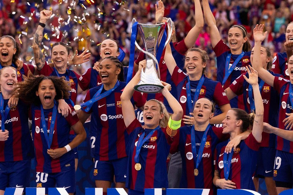 Alexia Putellas și-a dat jos tricoul după ce a marcat în finala Champions League! ”Balonul de Aur” al Barcelonei, fenomenală în prelungiri_12