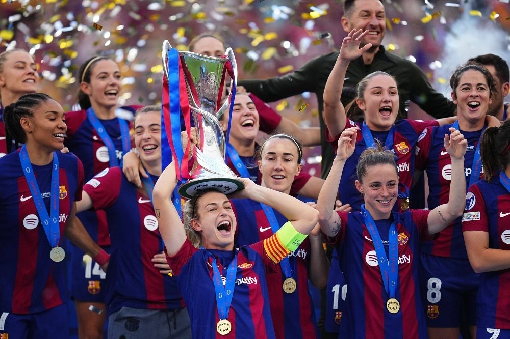 Alexia Putellas și-a dat jos tricoul după ce a marcat în finala Champions League! ”Balonul de Aur” al Barcelonei, fenomenală în prelungiri_19
