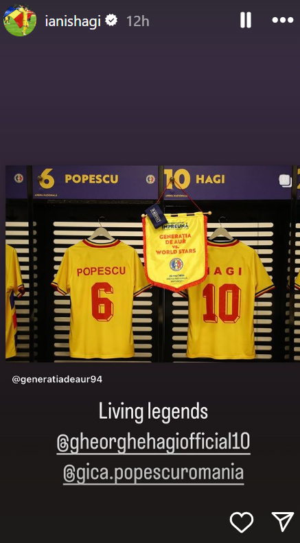 Mesajul lui Ianis Hagi după meciul de adio al 