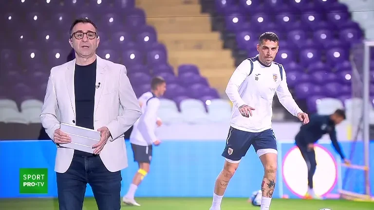 Man, Mihăilă și Alibec s-au întrecut în goluri la antrenamentul naționalei