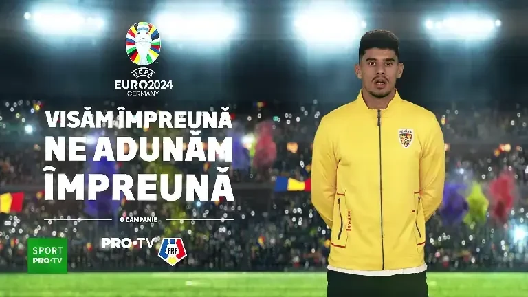 O inimă c&acirc;t o speranță . Florinel Coman te invită să fii alături de Rom&acirc;nia la EURO 2024