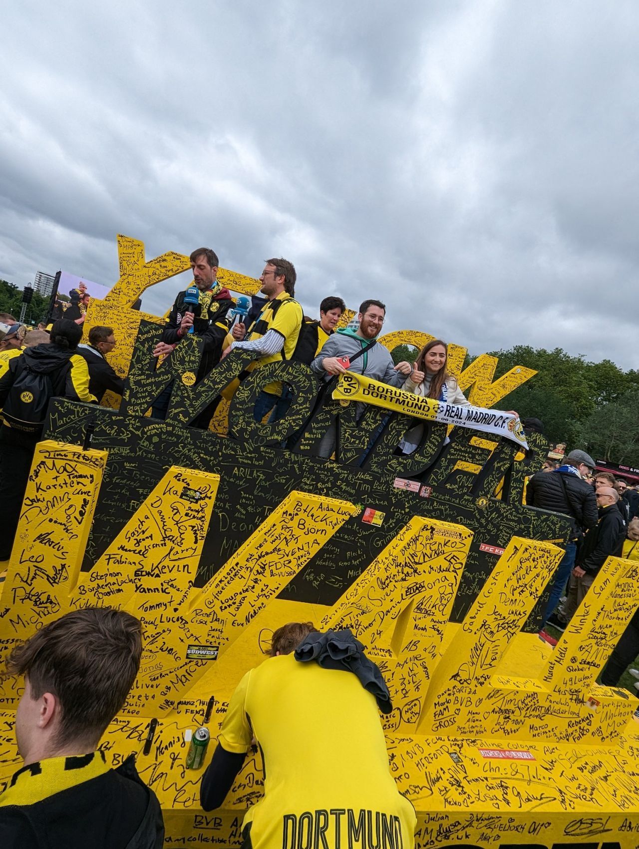 Fierbe Londra! Cele mai tari imagini înainte de finala Champions League: Borussia Dortmund - Real Madrid_5