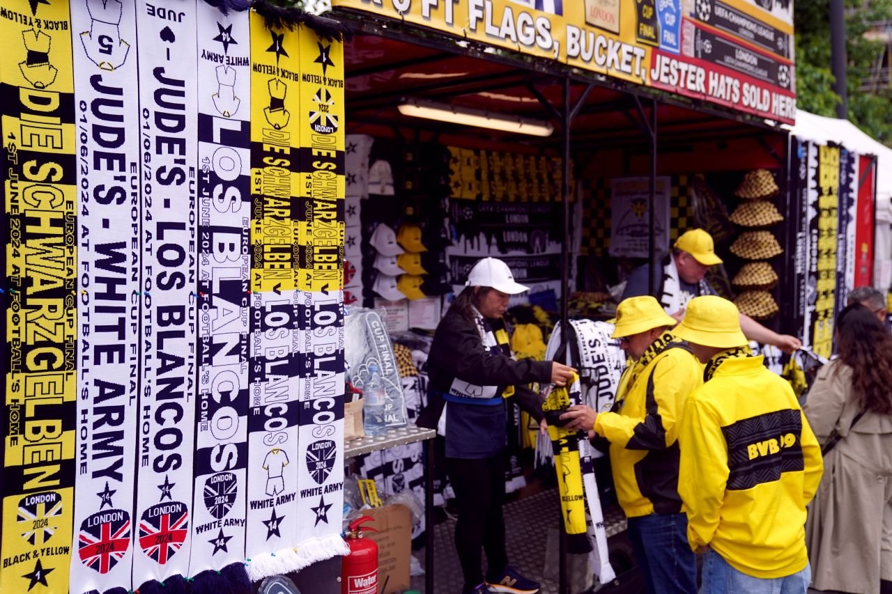 Fierbe Londra! Cele mai tari imagini înainte de finala Champions League: Borussia Dortmund - Real Madrid_7