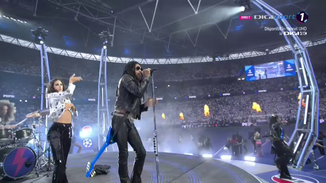 Atmosferă incendiară înaintea finalei Champions League! Lenny Kravitz a dat startul_7