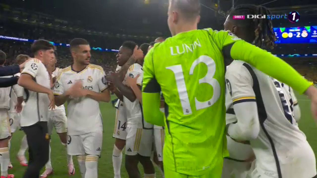 „Explozie” pe teren! Cum au sărbătorit jucătorii de la Real Madrid după triumful din Champions League_29