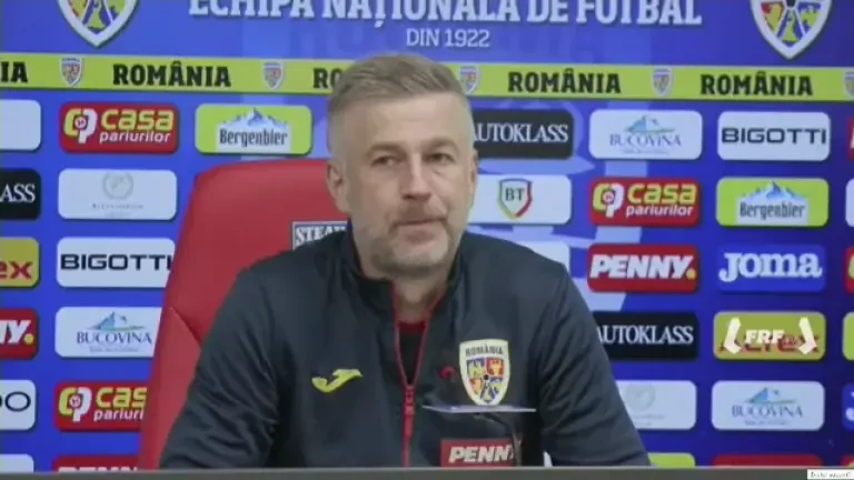 Conferință de presă Edi Iordănescu după România - Liechtenstein 0-0