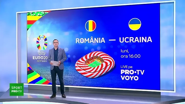 Naționala României vrea să bată Ucraina și pentru Edi Iordănescu (13 iunie 2024)