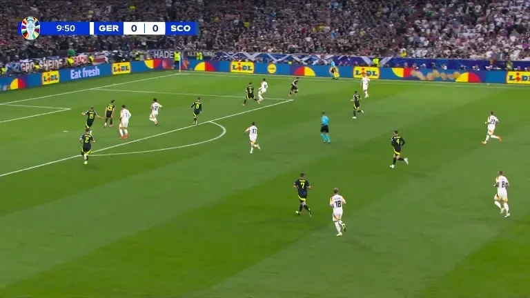 Germania - Scoția | Minutul 11: GOL Germania!