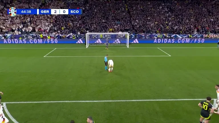 Germania - Scoția | Minutul 45+1: GOL Germania!